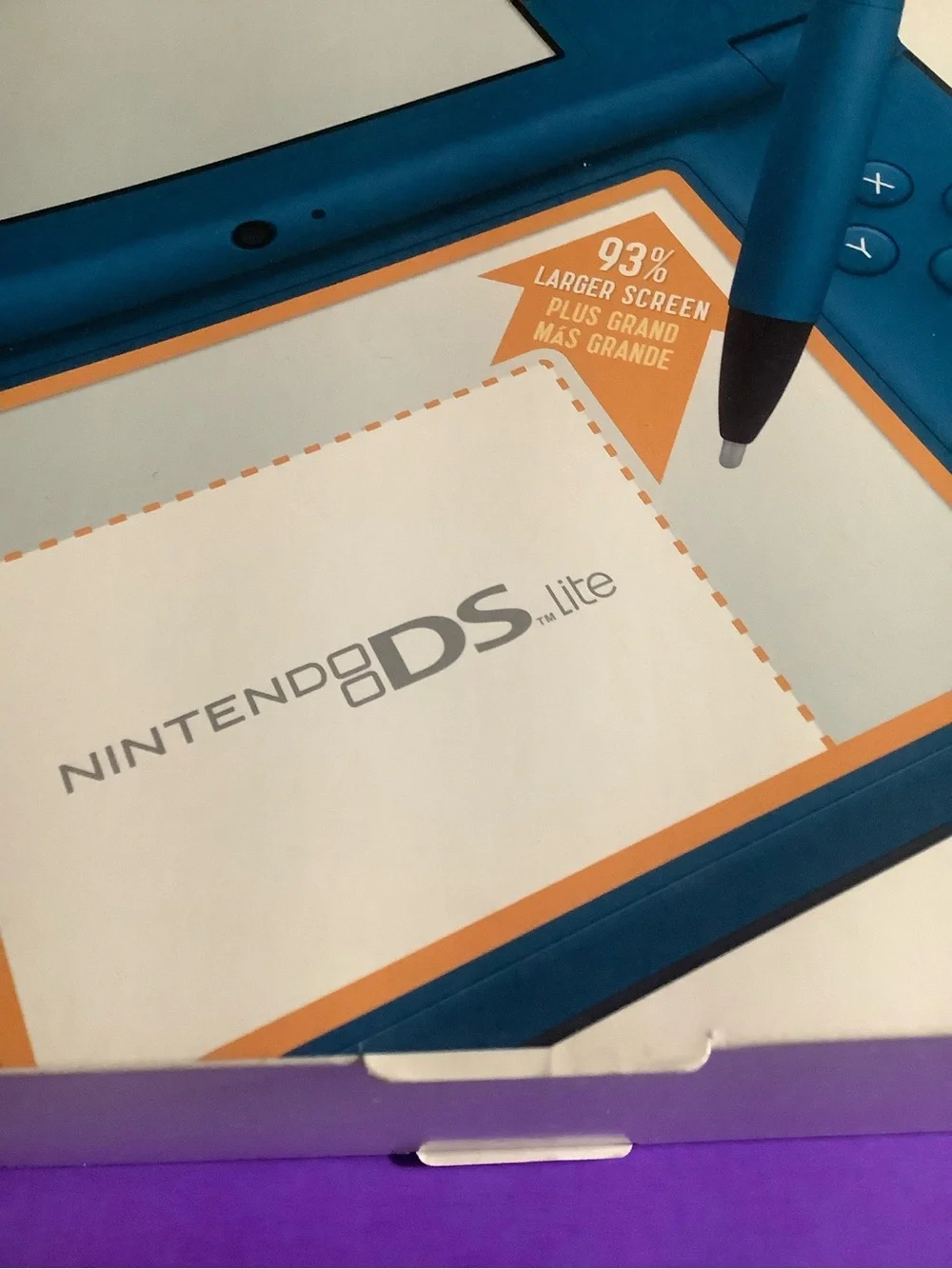 Jumbo Empty Large Nintendo DSXl Cardboard Display